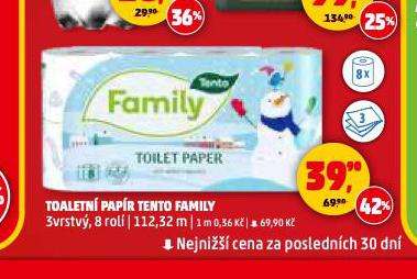 TENTO TOALETNÍ PAPÍR