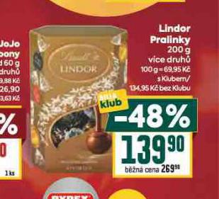 LINDOR PRALINKY