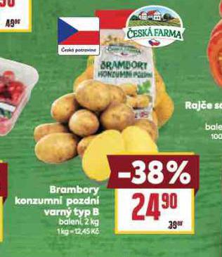 BRAMBORY KONZUMN POZDN