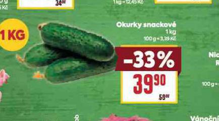 OKURKY SNACKOVÉ