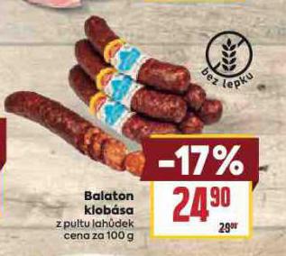 BALATON KLOBÁSA