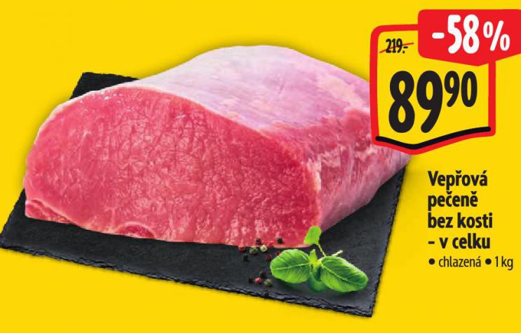 VEPŘOVÁ PEČENĚ BEZ KOSTI