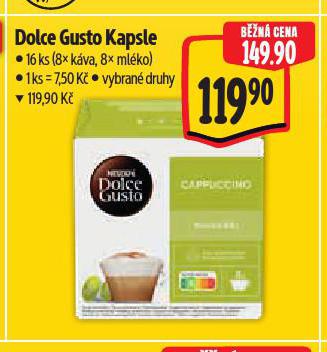 KÁVOVÉ KAPSLE DOLCE GUSTO