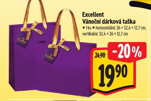 VÁNOČNÍ DÁRKOVÁ TAŠKA