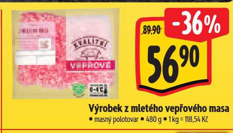 VROBEK Z MLETHO VEPOVHO MASA MIX