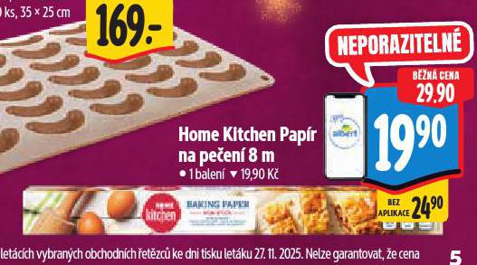 HOME KITCHEN PAPÍR NA PEČENÍ