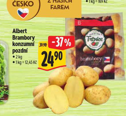 BRAMBORY KONZUMN POZDN