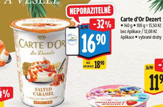 CARTE D'OR SMETANOV DEZERT