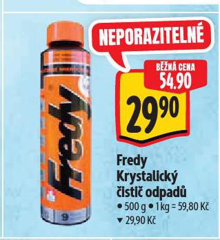 FREDY KRYSTALICKÝ ČISTIČ ODPADU
