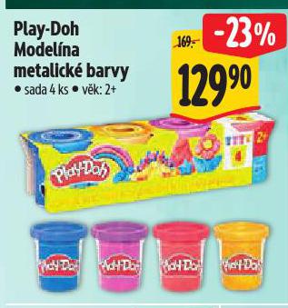 PLAY-DOH MODELÍNA METALICKÉ BARVY