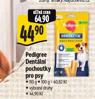 PEDIGREE DENTLN POCHOUTKY PRO PSY