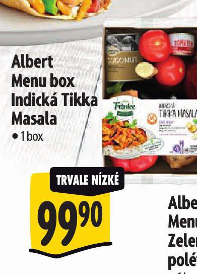 MENU BOX INDICK TIKKA MASALA