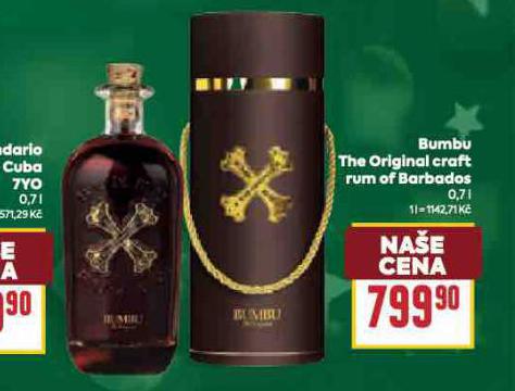 BUMBU THE ORIGINAL CRAFT RUM OF BARBADOS