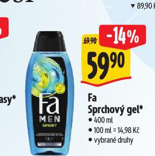 FA SPRCHOVÝ GEL