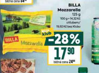 BILLA MOZZARELLA