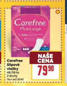 CAREFREE SLIPOVÉ VLOŽKY