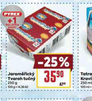 JAROMĚŘICKÝ TVAROH TUČNÝ