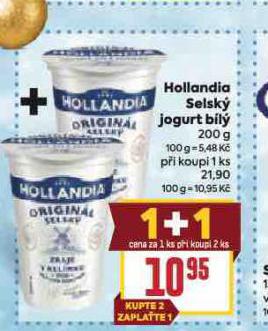 HOLLANDIA SELSKÝ JOGURT BÍLÝ