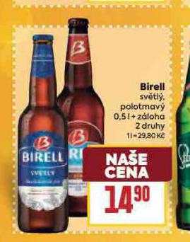 BIRELL NEALKOHOLICK PIVO