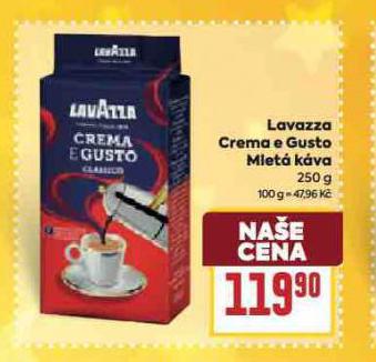 LAVAZZO CREMA E GUSTO MLET KVA