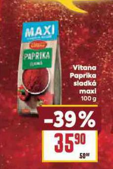 VITANA PAPRIKA SLADK