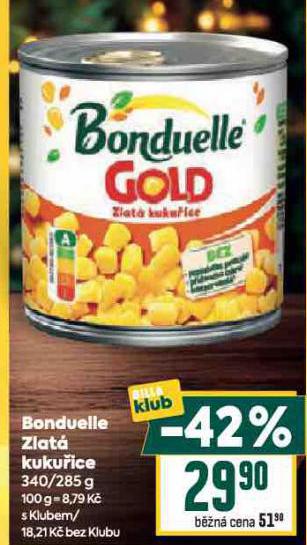 BONDUELLE ZLATÁ KUKUŘICE