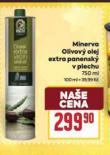 MINERVA OLIVOVÝ OLEJ EXTRA PANENSKÝ V PLECHU