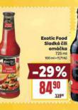 WXOTIC FOOD SLADKÁ ČILI OMÁČKA