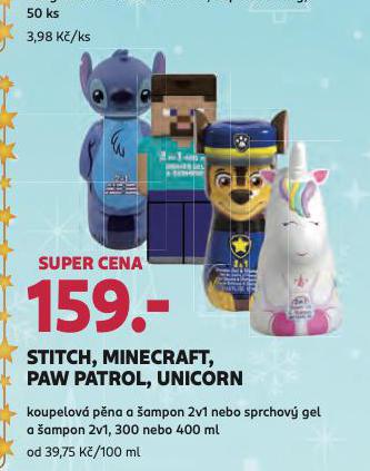 STITCH PĚNA DO KOUPELE A ŠAMPON