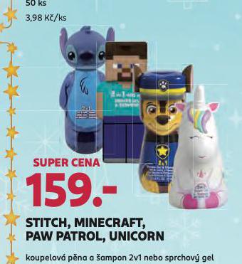 MINECRAFT KOUPELOVÁ PĚNA A ŠAMPON