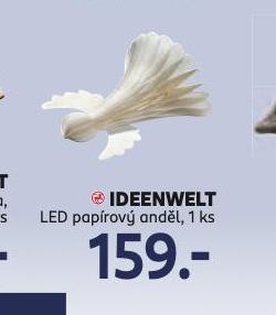 LED PAPÍROVÝ ANDĚL