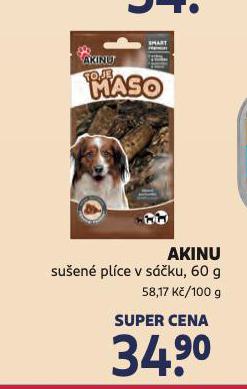 AKINU SUŠENÉ PLÍCE V SÁČKU