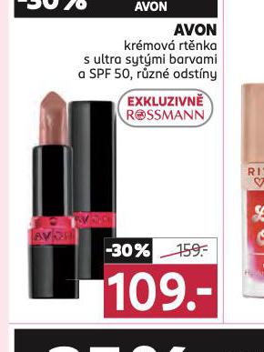 AVON KRÉMOVÁ RTĚNKA