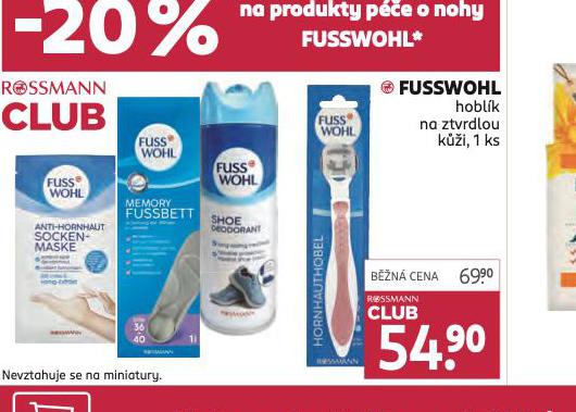 FUSSWOHL HOBLÍK NA ZTVRDLOU KŮŽI