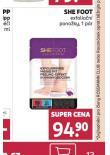 SHE FOOT EXFOLIAČNÍ PONOŽKY
