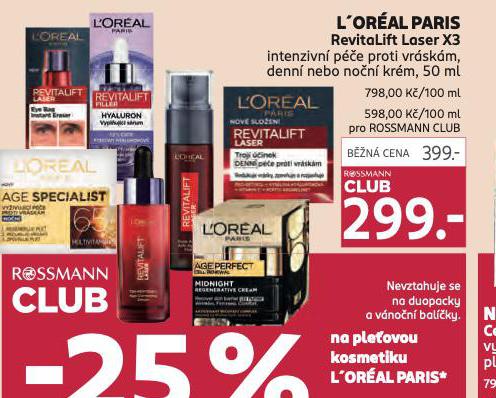LOREAL PARIS REVITALIFT LASER X3 KRÉM