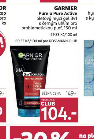 GARNIER PURE A PURE ACTIVE MYCÍ GEL