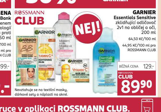 GARNIER ESSSENTIALS SENSITIVE ODLIČOVAČ