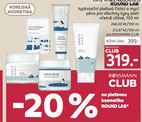 ROUND LAB HYDRATAČNÍ PLEOVÁ ČISTÍCÍ A MYCÍ PĚNA