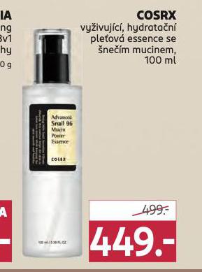 COSRX VYŽIVUJÍCÍ, HYDRATAČNÍ PLEŤOVÁ ESSENCE