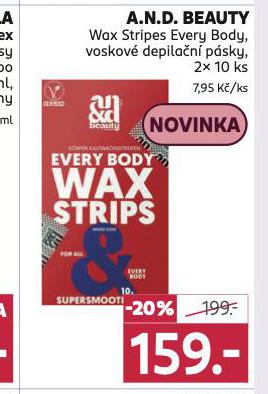 A.N.D. BEAUTY VOSKOVÉ DEPILAČNÍ PÁSKY