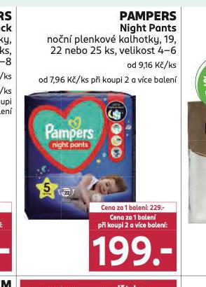 PAMPERS NIGHT PANTS