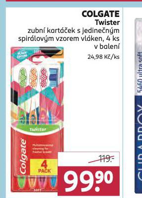 COLGATE TWISTER ZUBNÍ KARTÁČEK