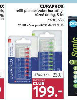 CURAPROX REFILL PRO MEZIZUBNÍ KARTÁČKY