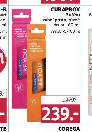 CURAPROX BE YOU ZUBNÍ PASTA