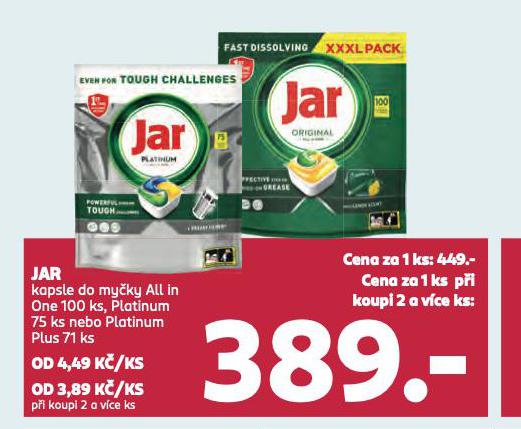 JAR KAPSLE DO MYČKY