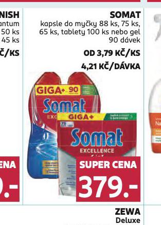 SOMAT KAPSLE DO MYČKY