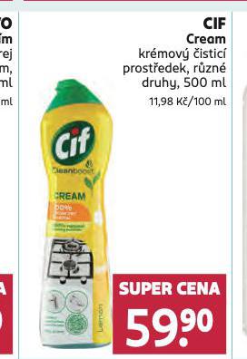 CIF CREAM KRÉMOVÝ ČISTÍCÍ PROSTŘEDEK