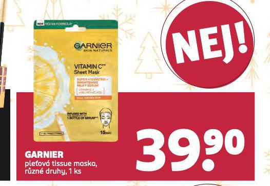 GARNIER PLEOVÁ TISSUE MASKA