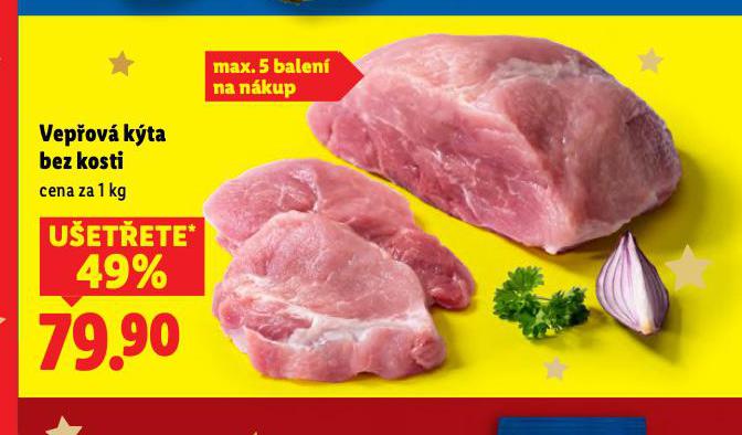 VEPŘOVÁ KÝTA BEZ KOSTI